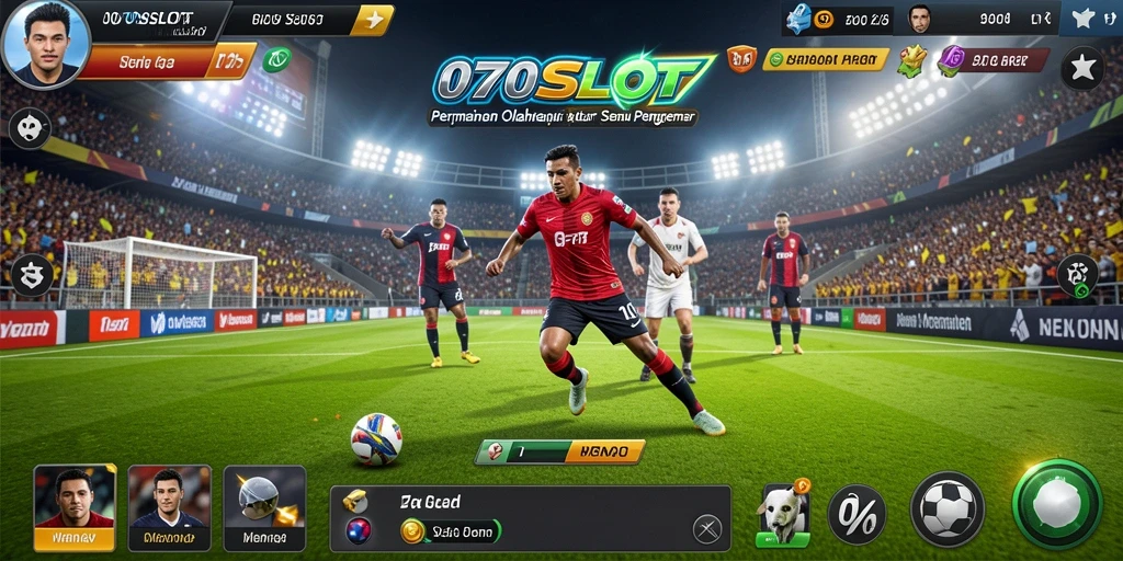 Tampilan gameplay <strong>070SLOT</strong> yang seru dan menantang dalam permainan olahraga.