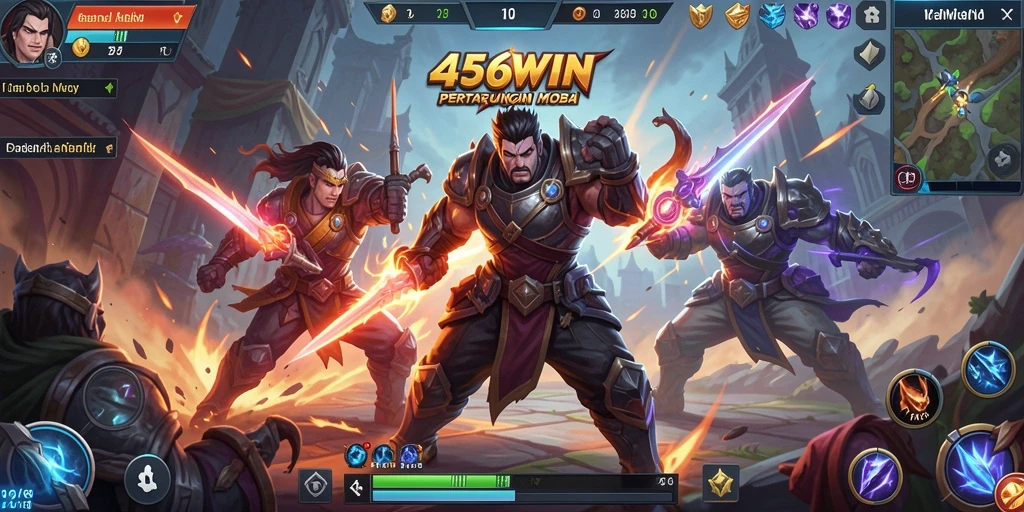 Screenshot gameplay menunjukkan aksi pertempuran di <strong>456WIN</strong> yang seru.