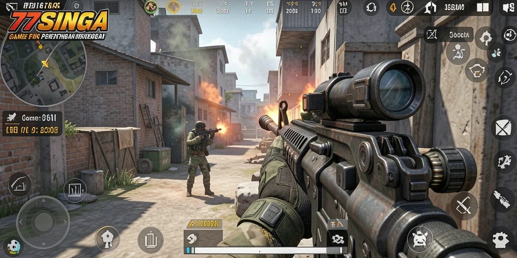 Gameplay intens dengan grafis mengesankan di 77SINGA.