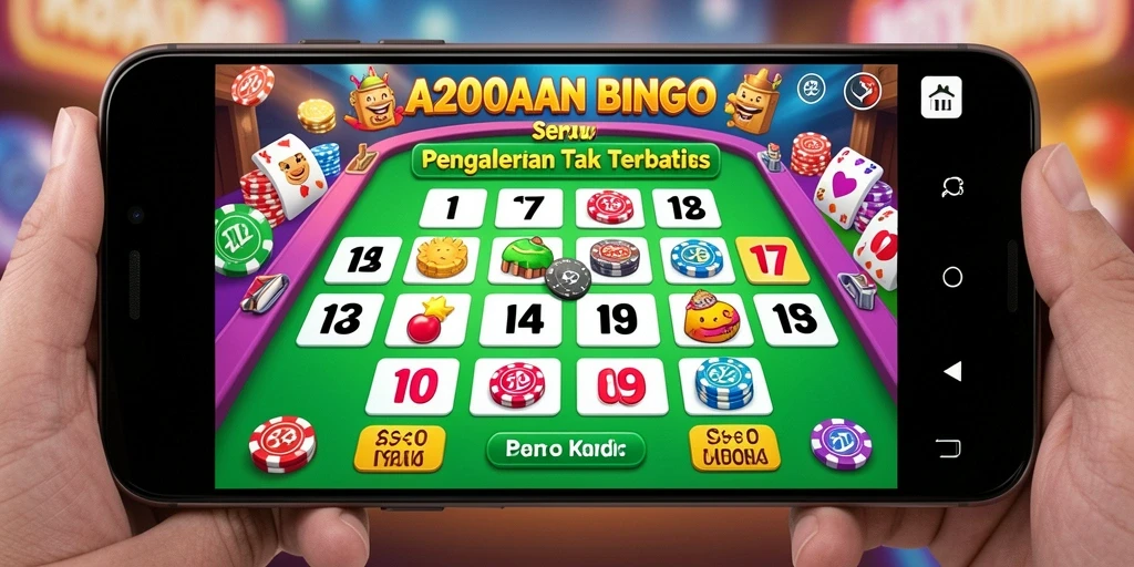 Tampilan menarik dari gameplay Bingo di A200M.