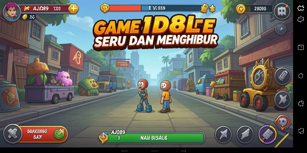Tangkapan layar AJO89 menampilkan gameplay menarik dari elemen Idle.