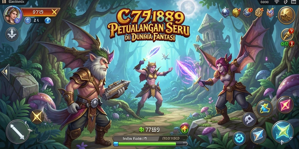 Tampilan seru dari gameplay petualangan C789.