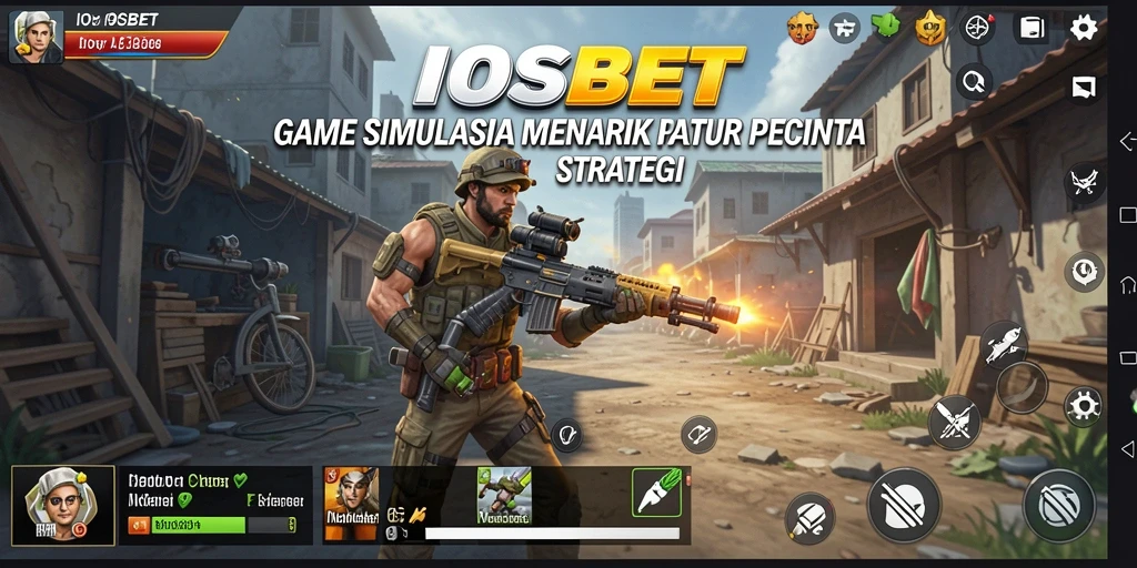 Screenshot utama IOSBET menampilkan gameplay Simulation yang menarik.