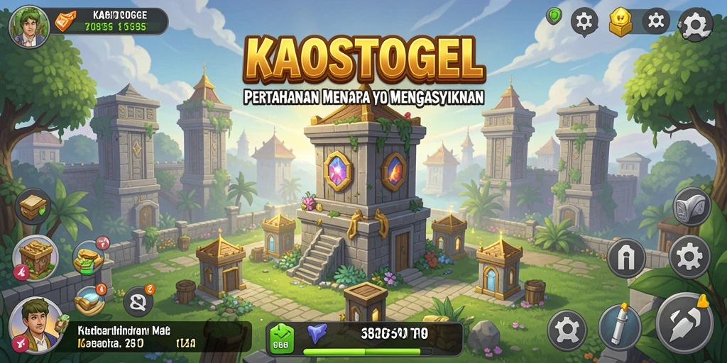 Tampilan gameplay KAOSTOGEL yang menarik dan strategis.
