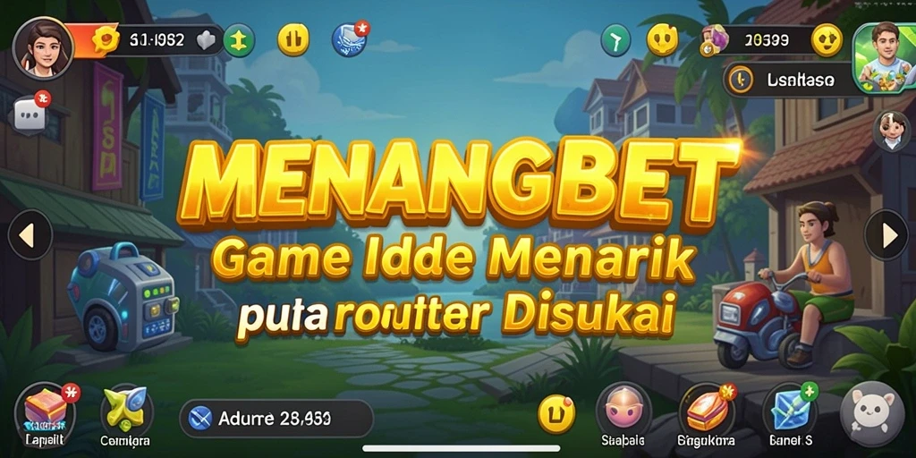 Tangkapan layar utama MENANGBET menampilkan gameplay Idle yang menarik.