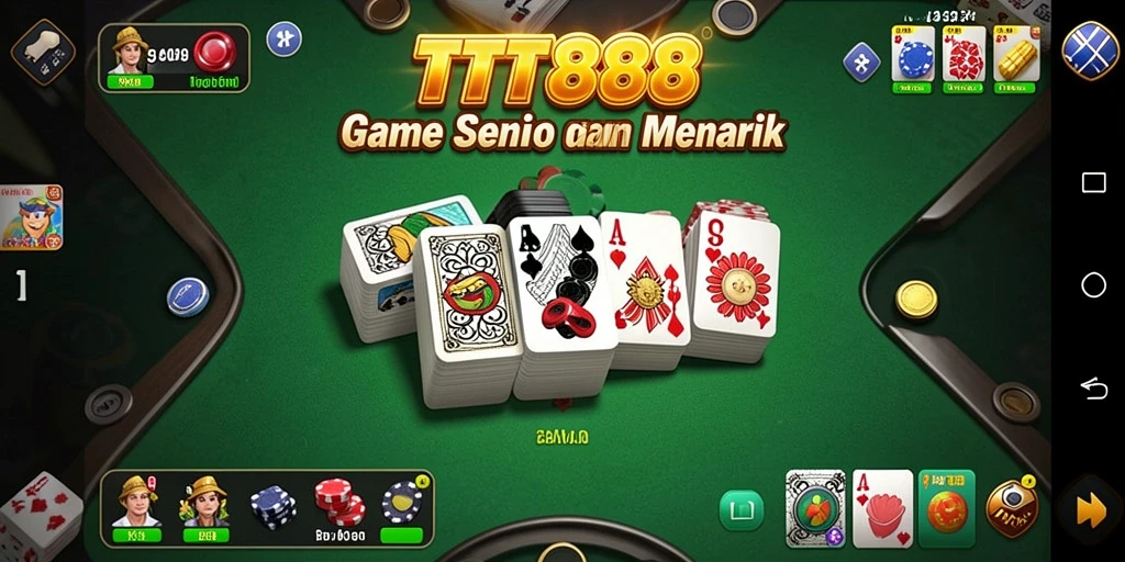 Tampilan screenshot gameplay TTT888 yang menampilkan momen seru dalam permainan domino.